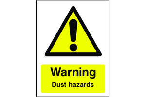 Warning Dust Hazard Safety Sign | SK Signs & Labels | SK Signs & Labels Ltd
