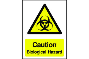 Caution Biological Hazard safety sign