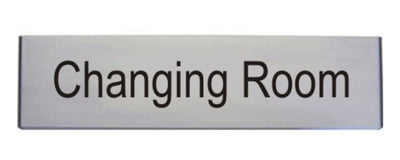 Engraved Aluminium Changing Room Door Sign