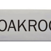Engraved Aluminium Cloakroom Door Sign