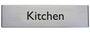 Engraved Aluminium Kitchen Door Sign