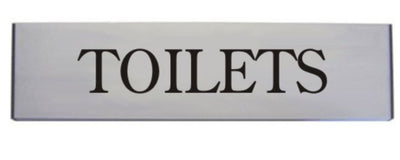 Engraved Aluminium Toilets Door Sign
