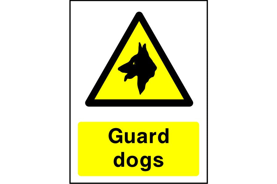 Guard Dogs sign | SK Signs & Labels | SK Signs & Labels Ltd