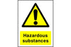 Hazardous substances sign