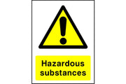 Hazardous substances sign