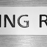 Engraved Aluminium Meeting Room sign