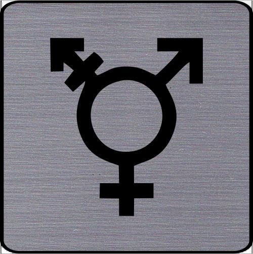 Gender Neutral Label Gender Neutral Symbol Sign | SK Signs & Labels | SK Signs & Labels Ltd