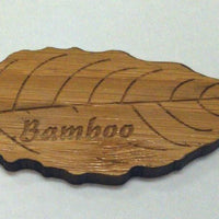 Engraved Wooden Circular Key Fob