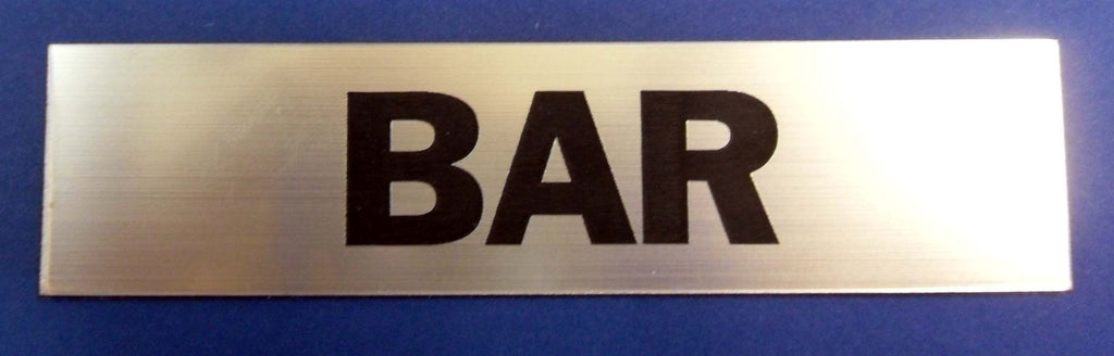 Engraved Acrylic Laminate Bar Door Sign