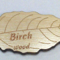 Engraved Wooden Key Tags