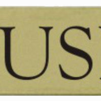 Engraved Brass Push Door Sign