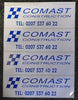 75mm x 25mm Rectangular Printed Labels