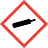 New International Compressed Gas Symbol sign
