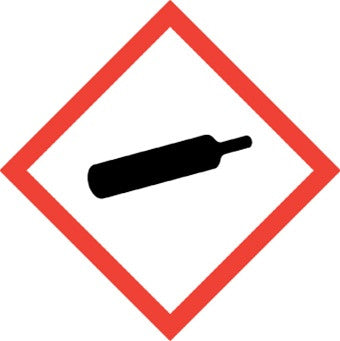 New International Compressed Gas Symbol sign