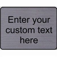 Engraved Customised Information sign