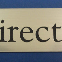 Engraved Acrylic Laminate Director Door Sign