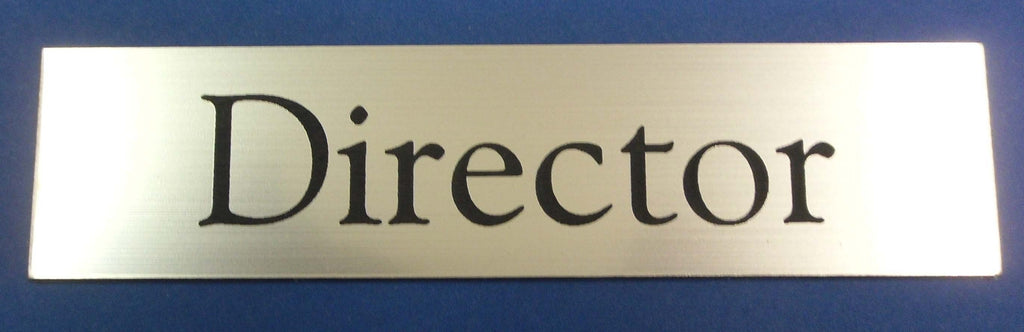 Engraved Acrylic Laminate Director Door Sign
