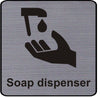 Engraved Soap Dispenser Symbol Sign