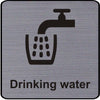 Engraved Drinking Water Symbol Sign