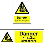 Danger Explosive Atmosphere Sign