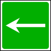 First Aid Arrow Sign