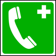 Emergency Telephone symbol first aid sign