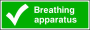 Breathing Apparatus first aid safety sign