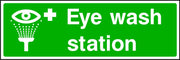Eye Wash Station safety sign