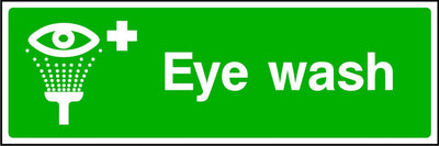 Eye Wash safety sign