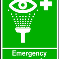 Emergency Eye Wash sign