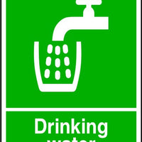 Drinking Water safety sign