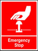 Emergency Stop safety sign