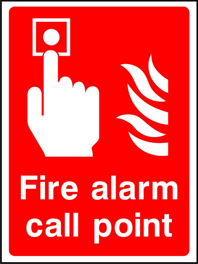 Fire alarm call point safety sign | SK Signs & Labels | SK Signs ...