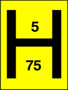 Fire Hydrant marker safety sign
