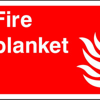 Fire Blanket safety sign