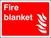 Fire Blanket safety sign
