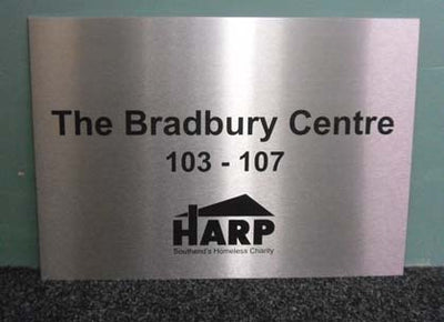 Engraved Stainless Steel Plaque 250mm x 200mm