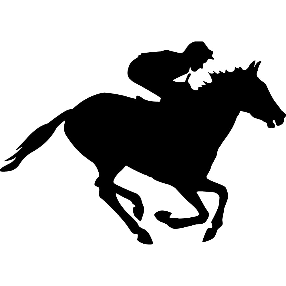 Horse Racing Vinyl Graphic