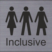 Inclusive Toilet Symbol Sign