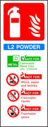 L2 Powder Fire Extinguisher sign