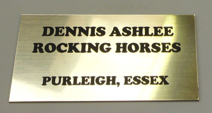 Engraved Label 100mm x 50mm