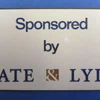 Engraved Label 75mm x 50mm