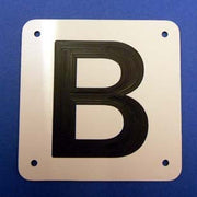 Engraved Label 75mm x 75mm
