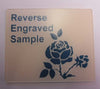 Reverse Engraved Laminate Plaque A5 size