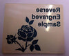 Reverse Engraved Laminate Plaque 250mm x 200mm