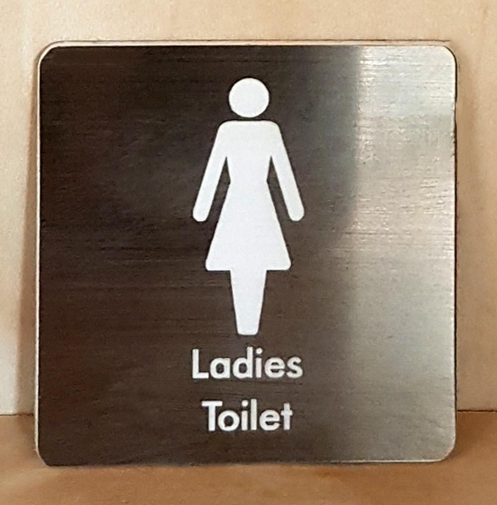 LADIES GENTS SCOTSMEN Toilet Sign, Scottish Toilet Sign Aluminum 150x100mm  | eBay