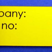 Engraved Label 75mm x 25mm