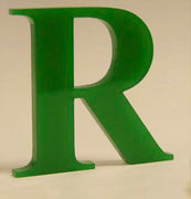 100mm high Acrylic Letter