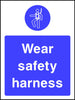 Wear Safety Harness safety sign