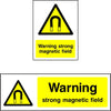 Warning Strong Magnetic Field safety sign